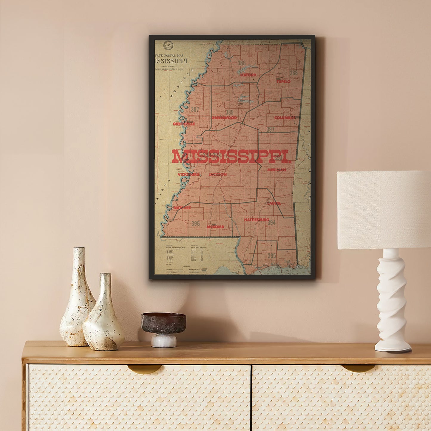 Mississippi State Map
