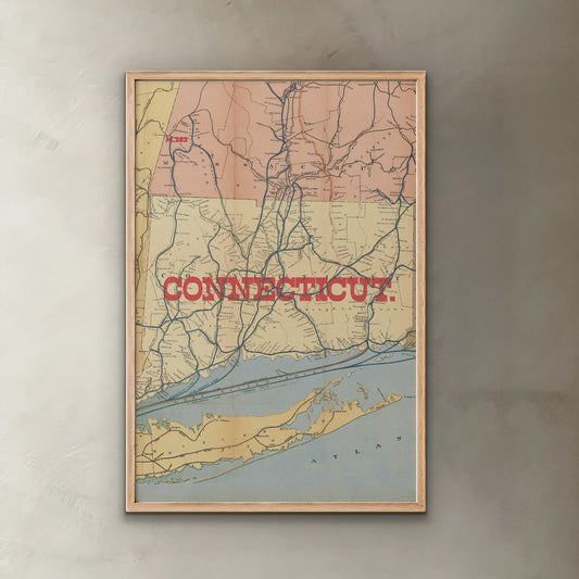 Connecticut State Map