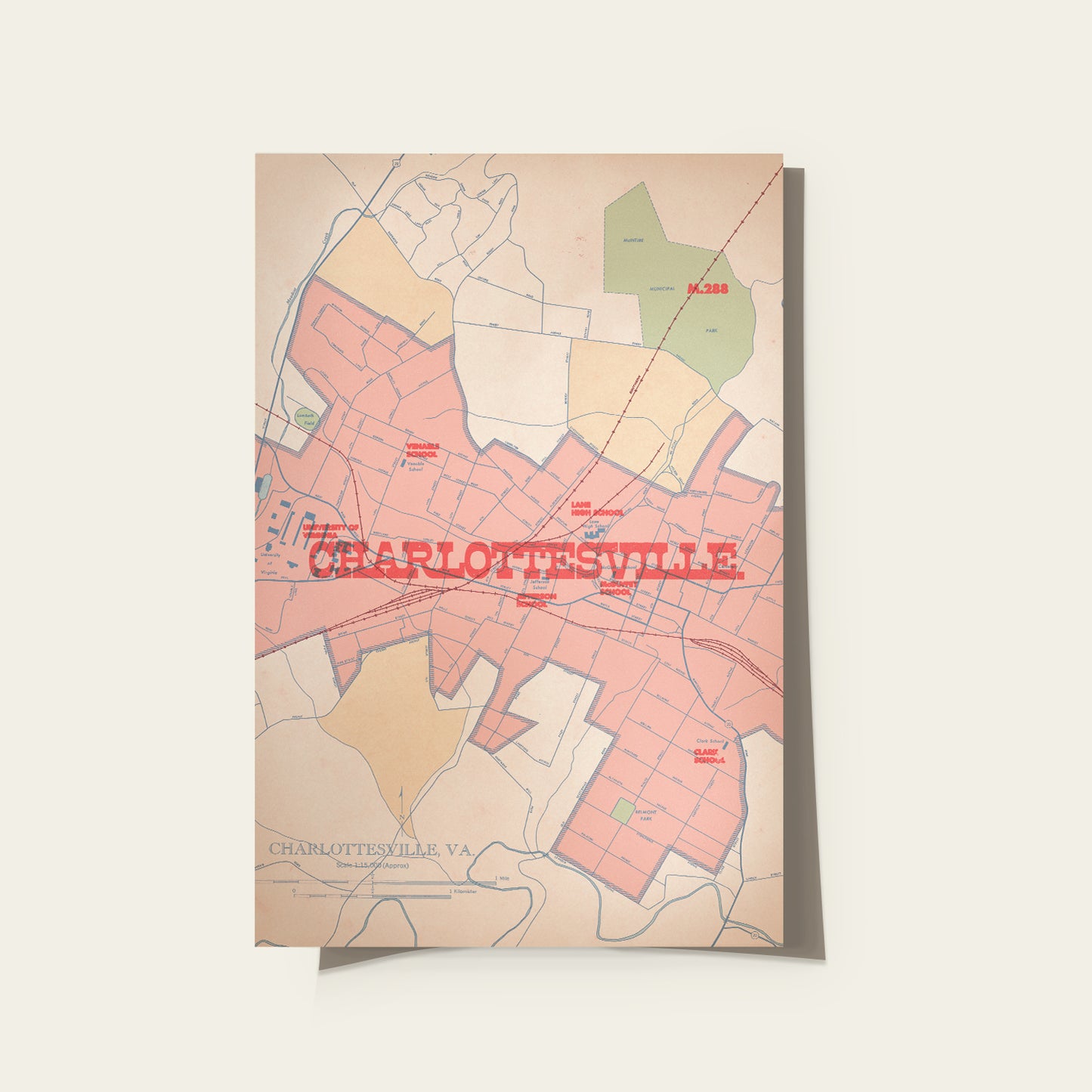 Charlottesville Map