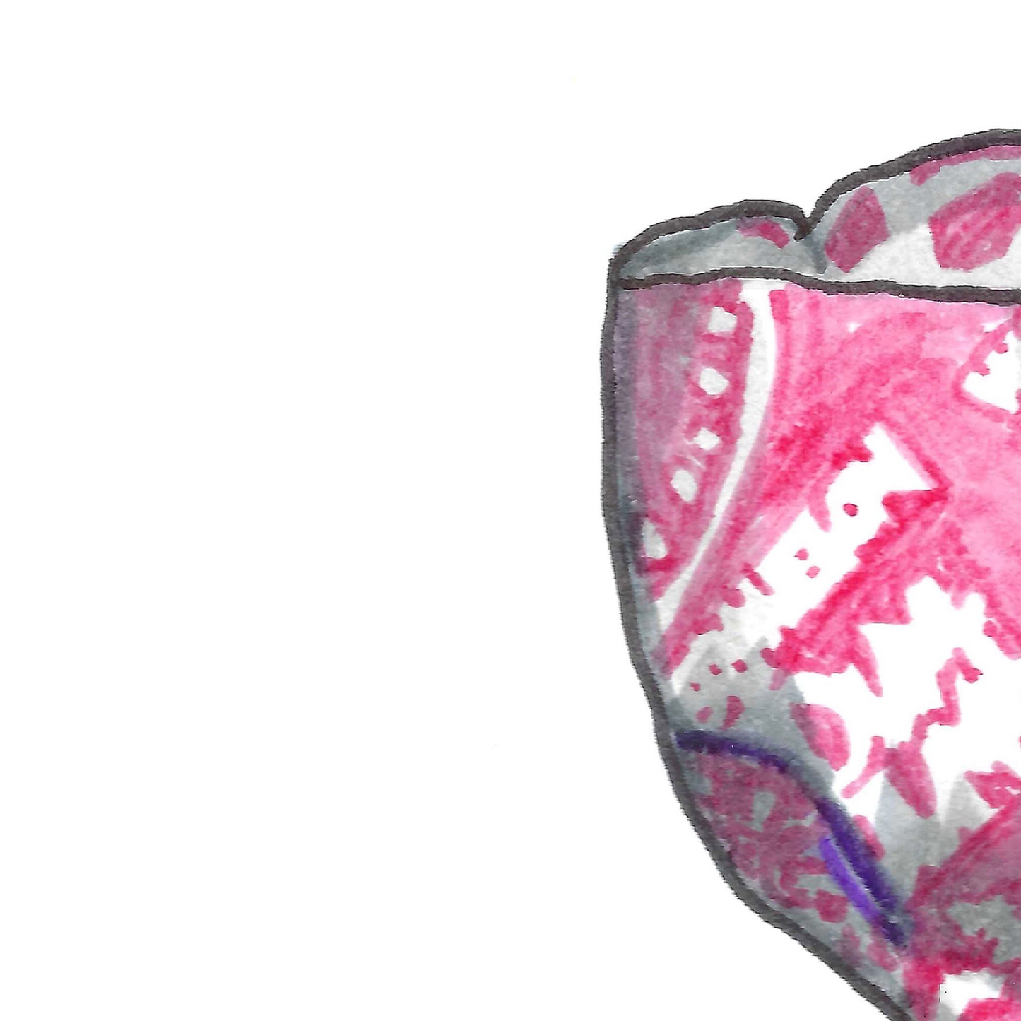 Pink Lollipop Print