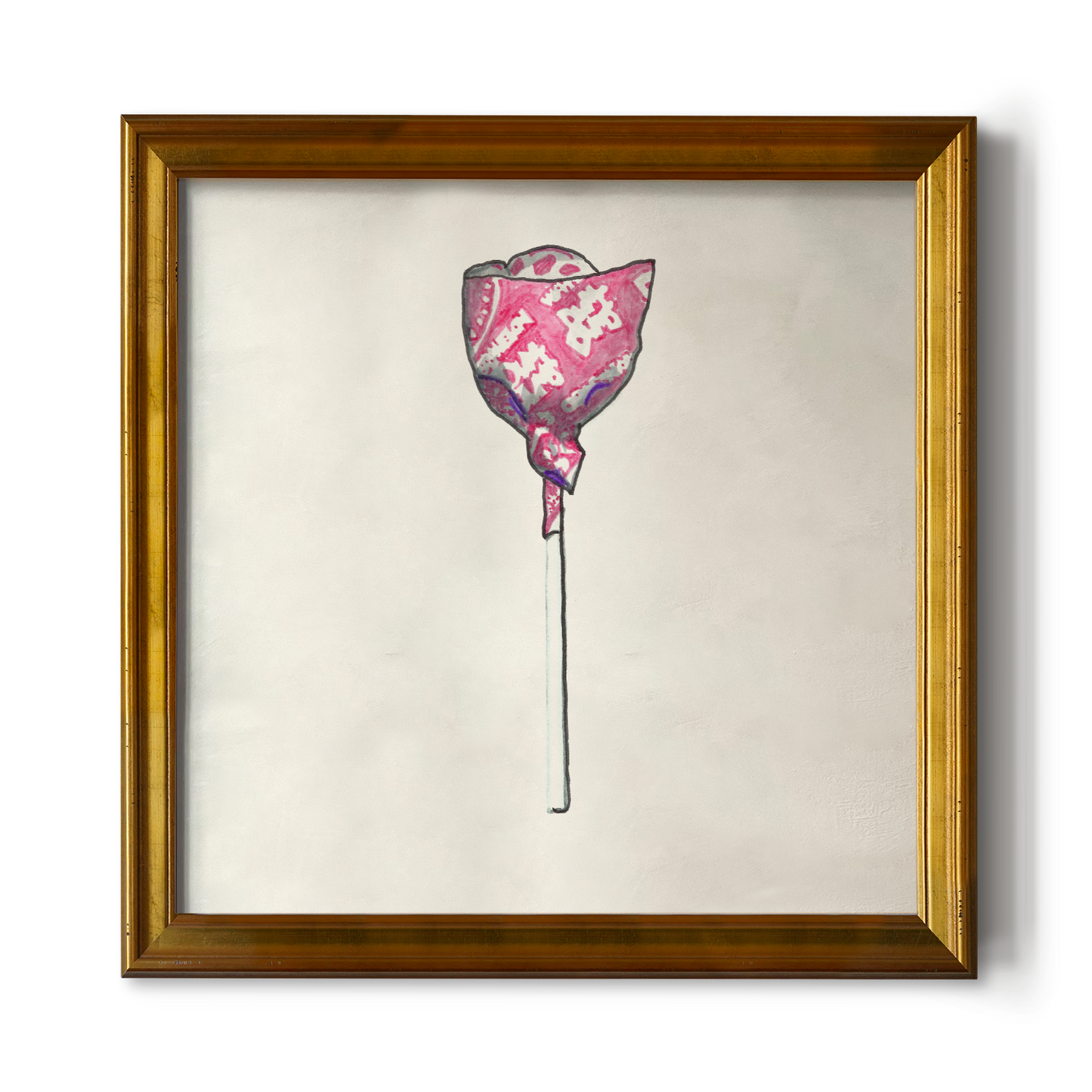Pink Lollipop Print