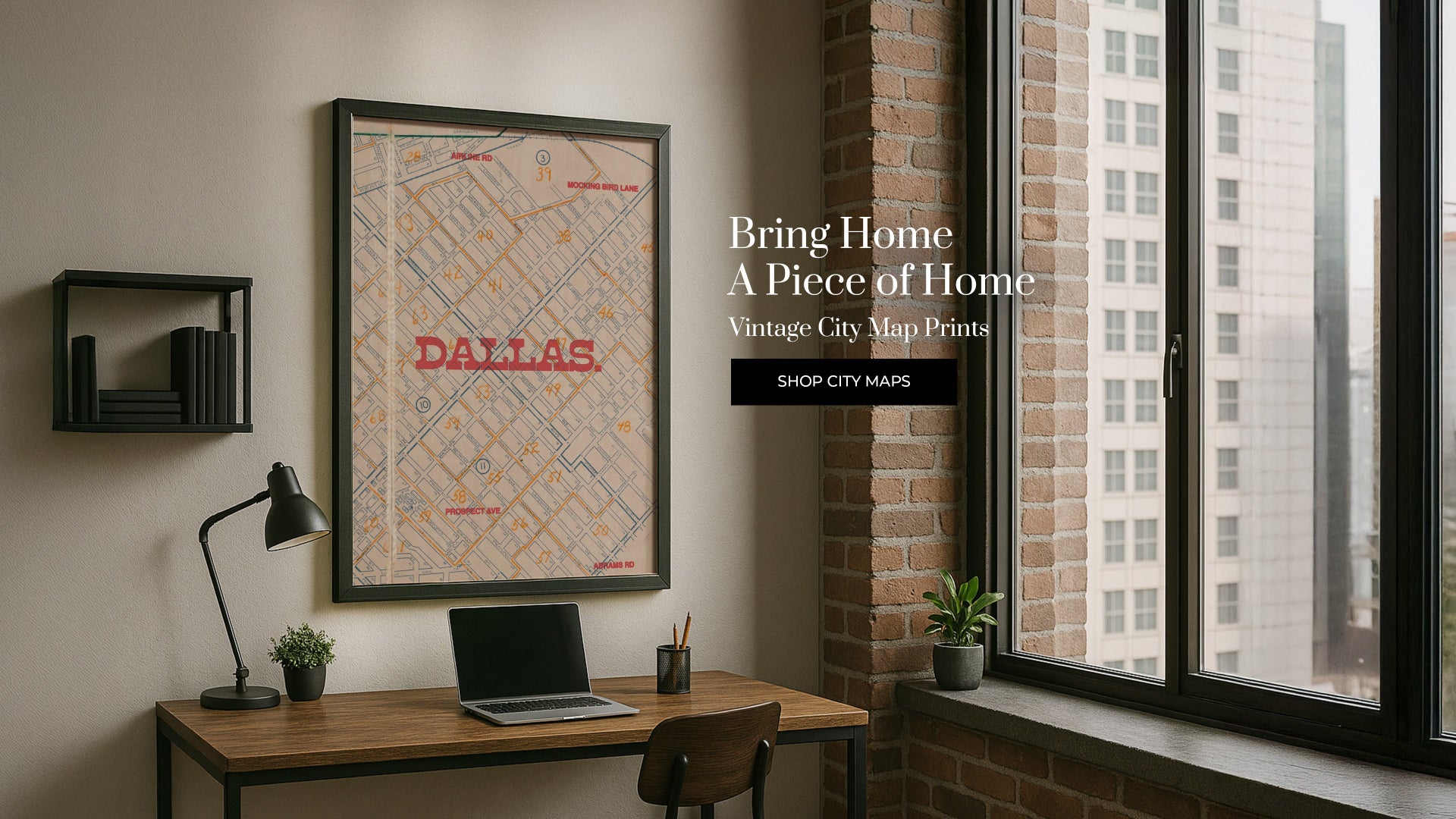 Bring Home a Piece of Home. Vintage City Map Prints - Shop City Maps.