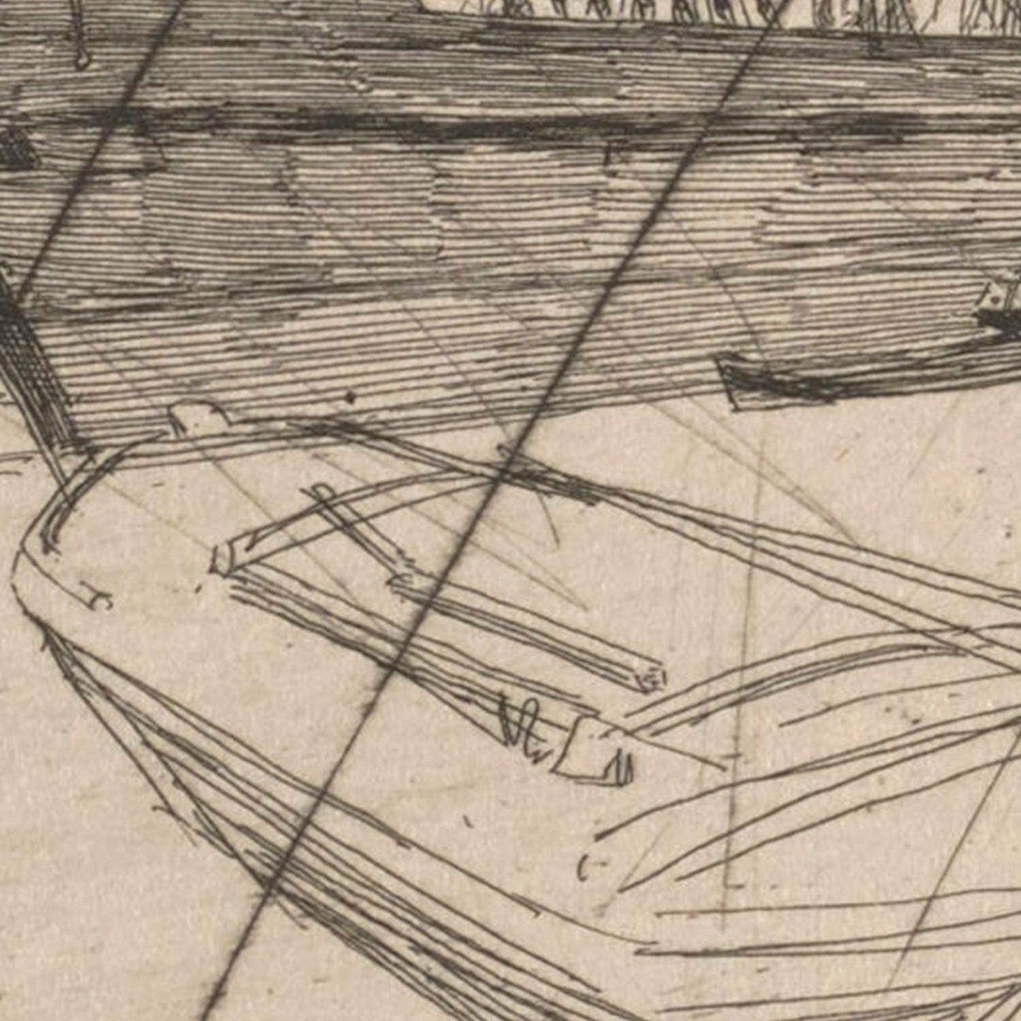 Vintage Sailboat Sketch I