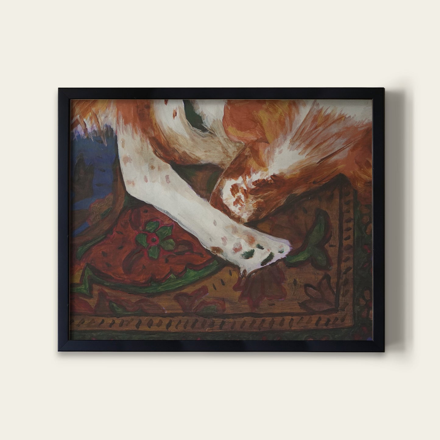 Brittany Napping Print