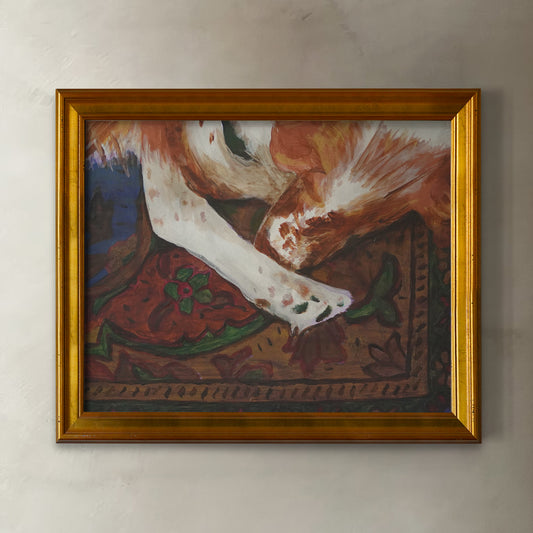 Brittany Napping Print