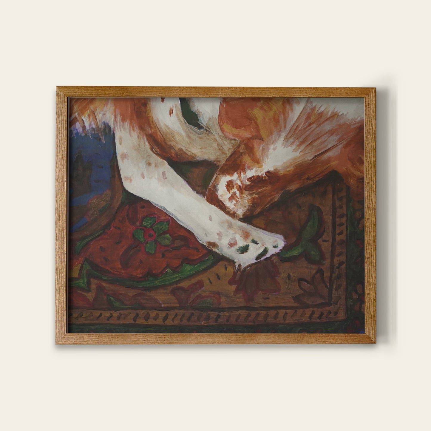 Brittany Napping Print