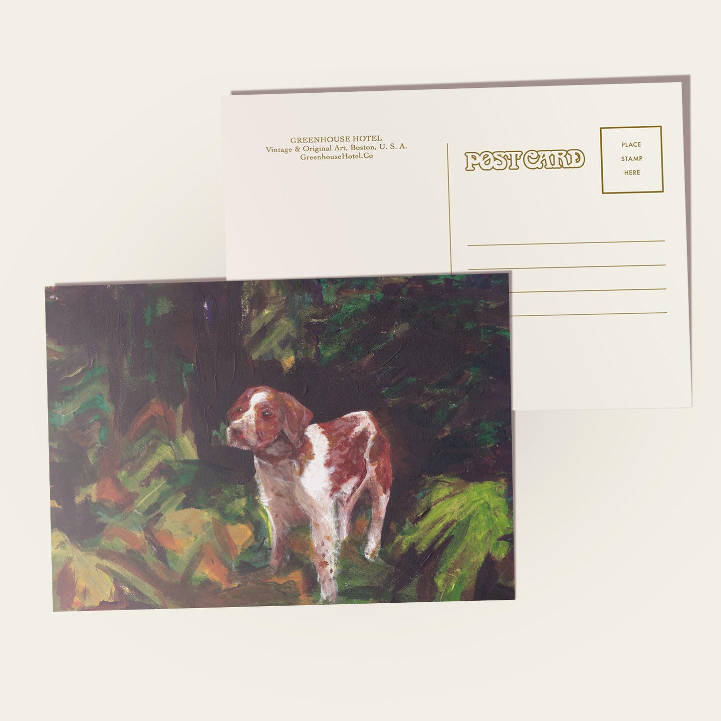 Brittany in the Wild Postcard
