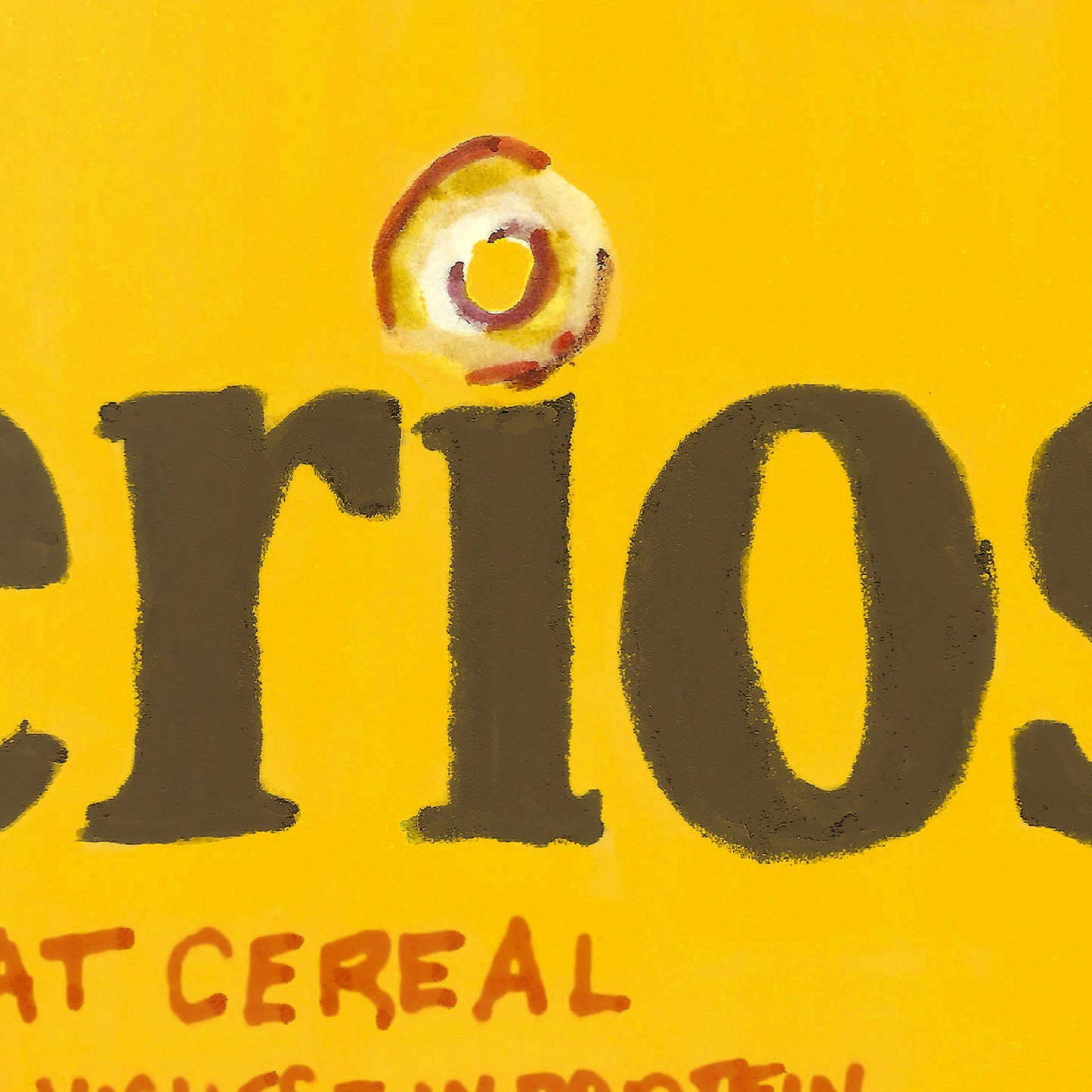 80s Cereal Box Postcard