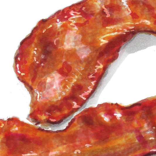 Bacon, Well Done Postcard