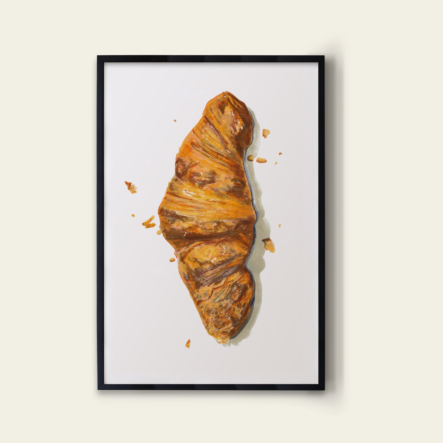 French Croissant Print