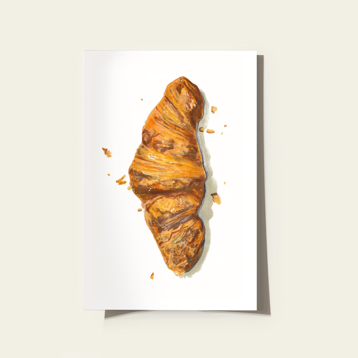 French Croissant Print