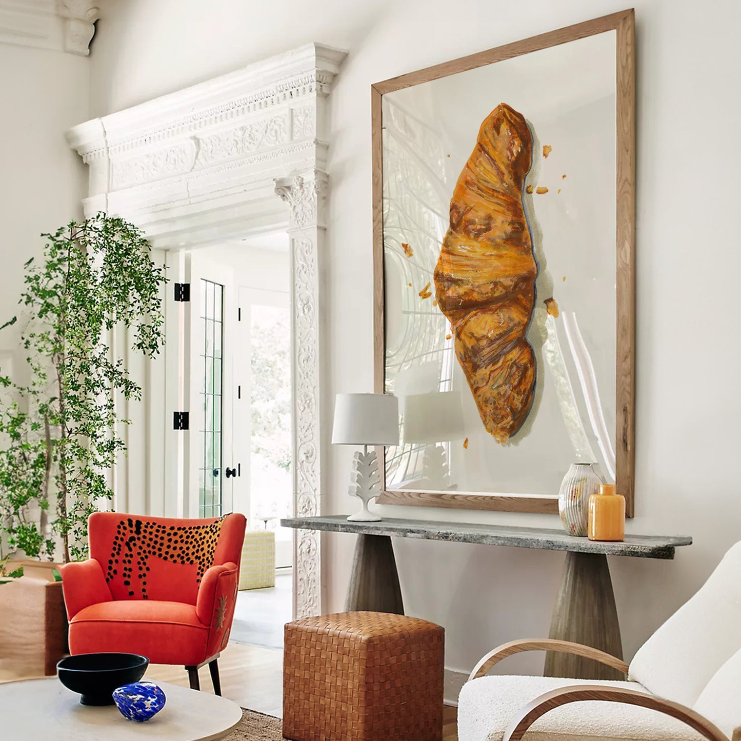 French Croissant Print