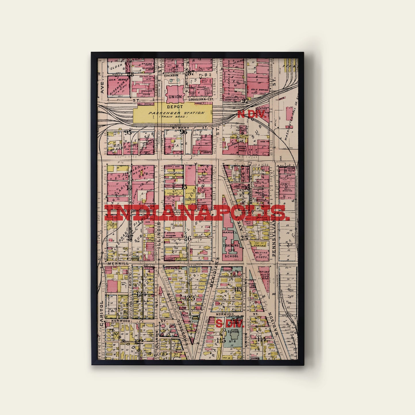 Indianapolis Map I