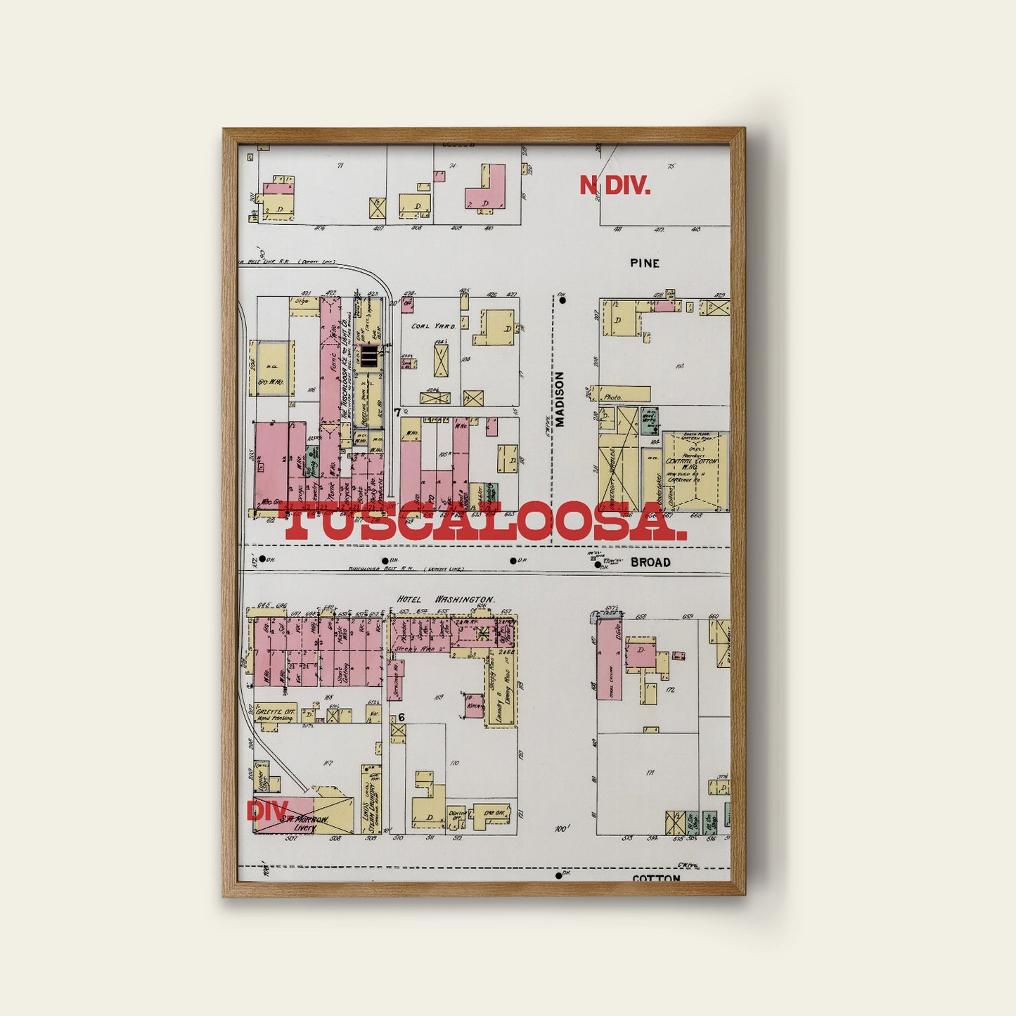 Tuscaloosa Map