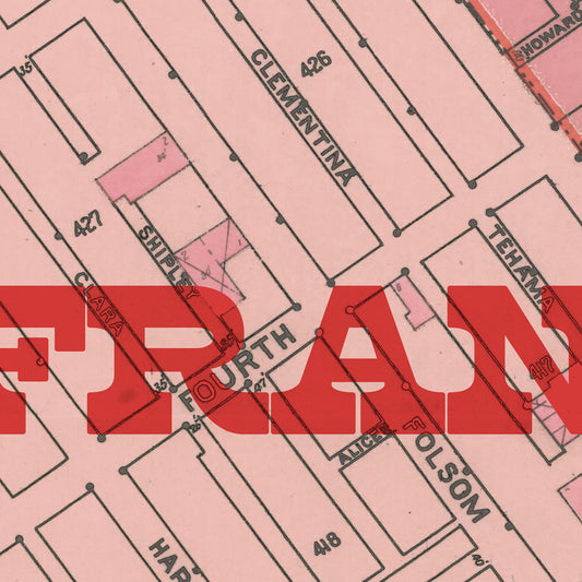 San Francisco Map II Postcard