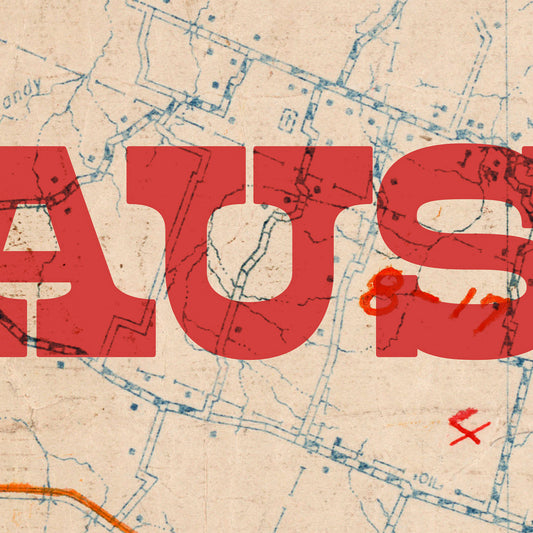 Austin Map Postcard