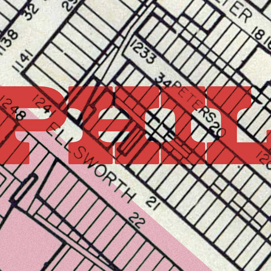 Philadelphia Map II Postcard