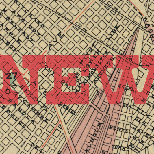 New Orleans Map Postcard