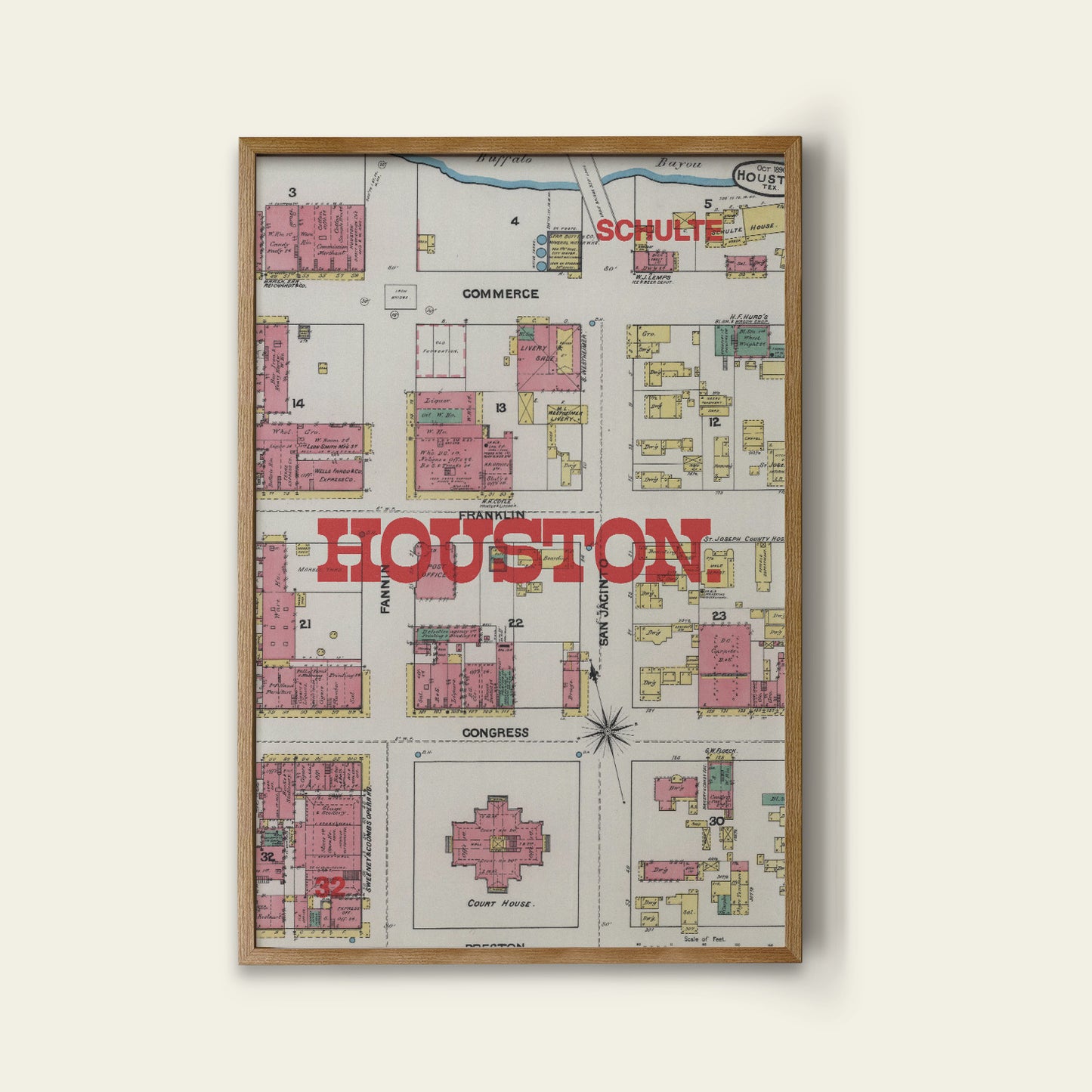 Houston Map I