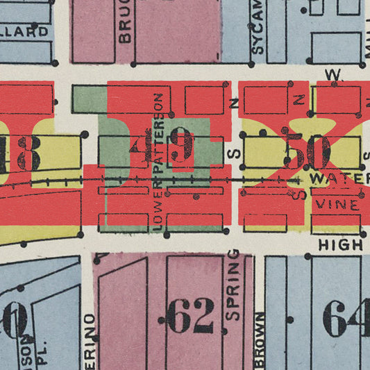 Lexington Map Postcard