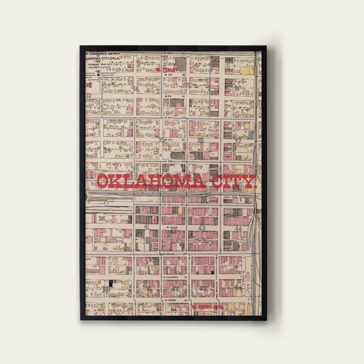 Oklahoma City Map I