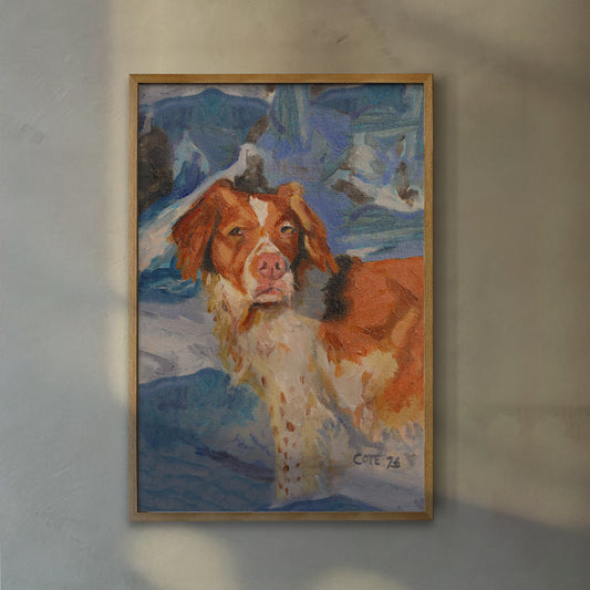 Brittany Portrait Print