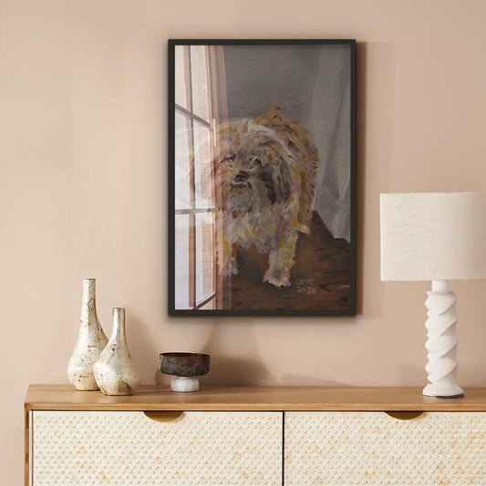 Powderpuff Dog Print
