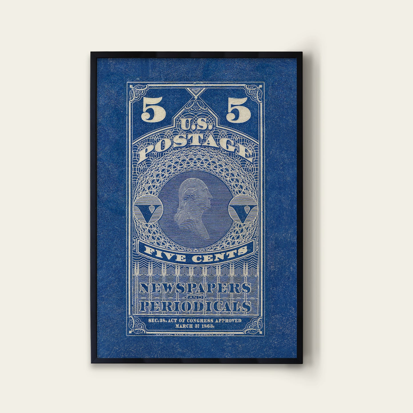 Washington Stamp Print