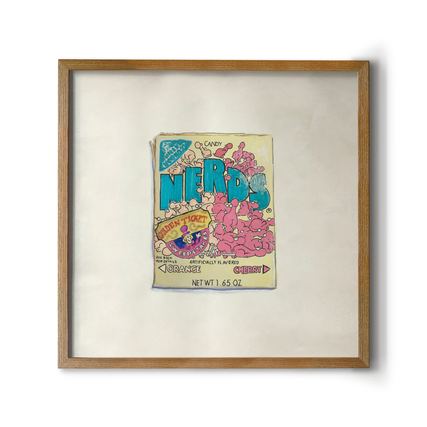 Retro Nerd Candy Print