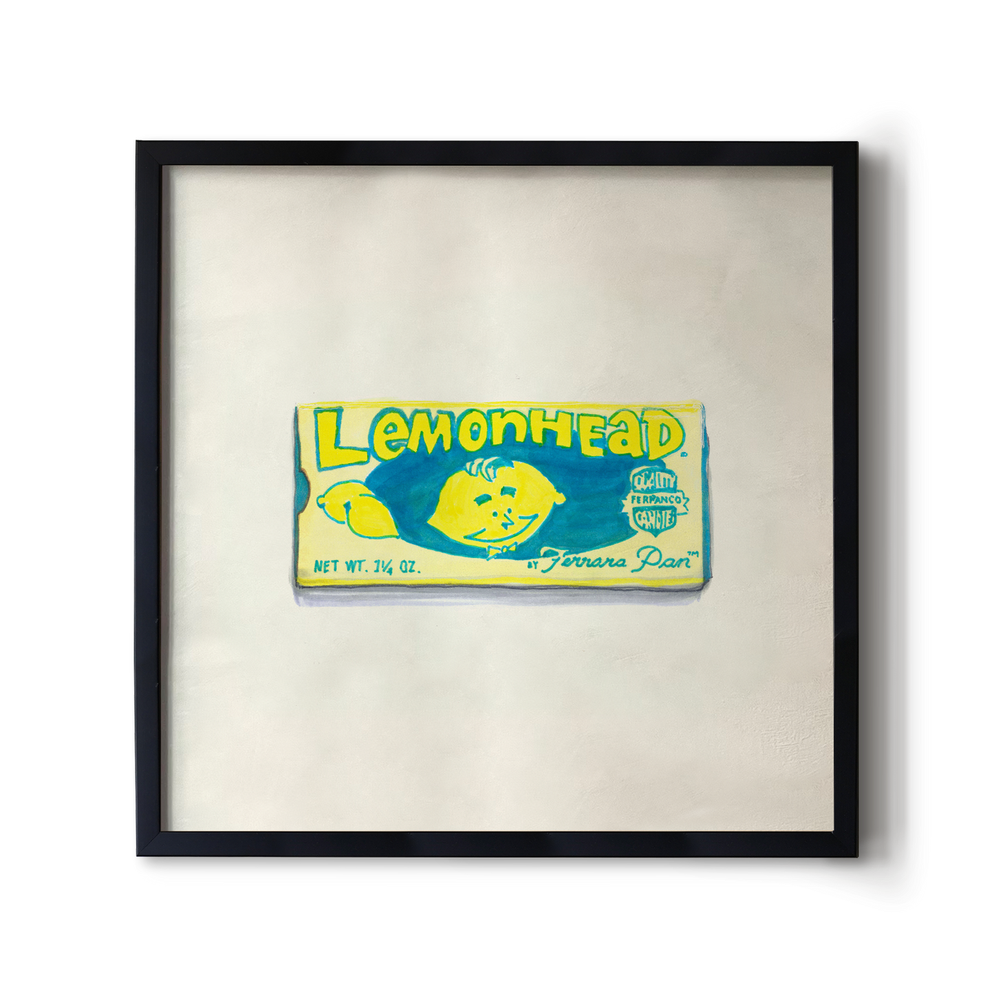 Vintage Lemon Candy Print