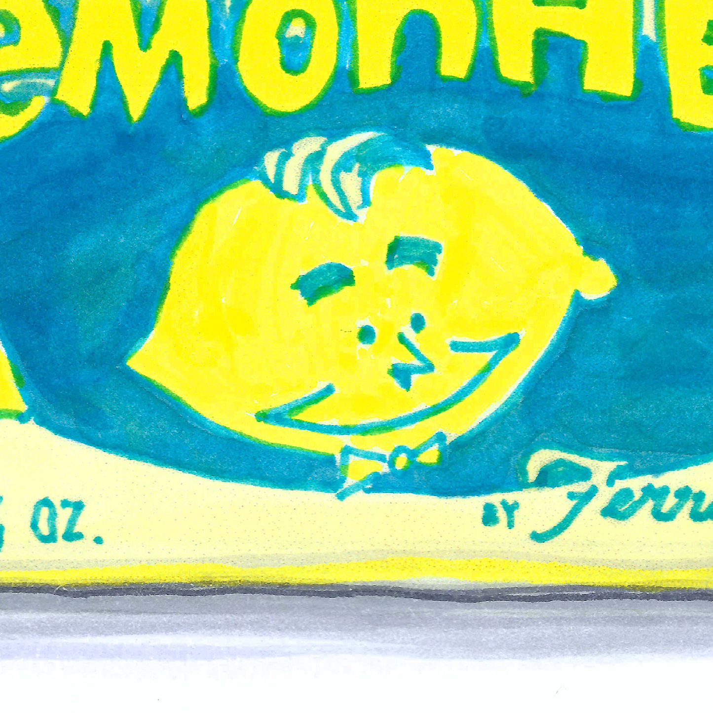 Vintage Lemon Candy Print
