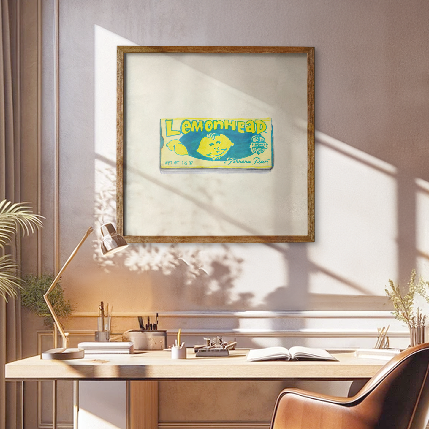 Vintage Lemon Candy Print