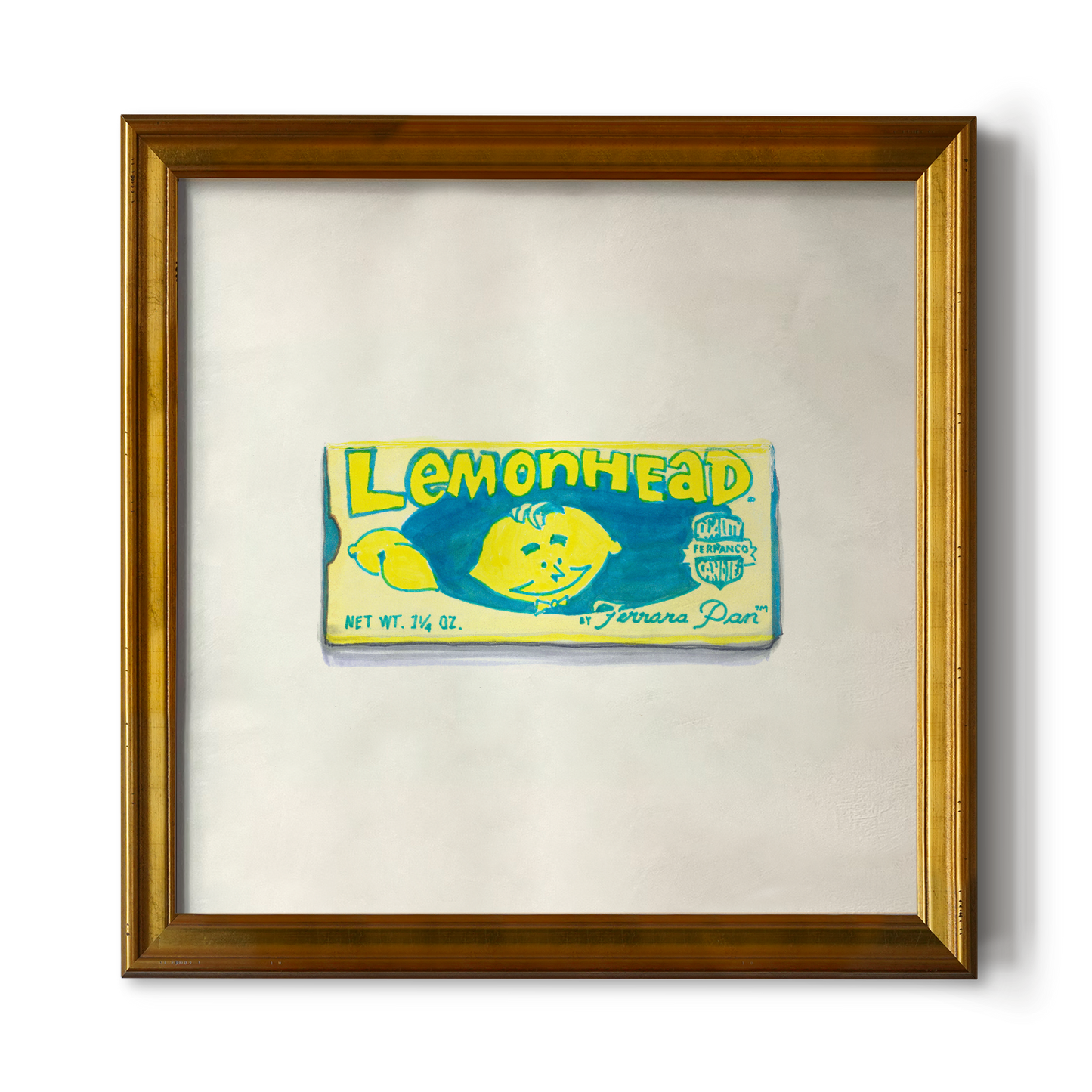 Vintage Lemon Candy Print