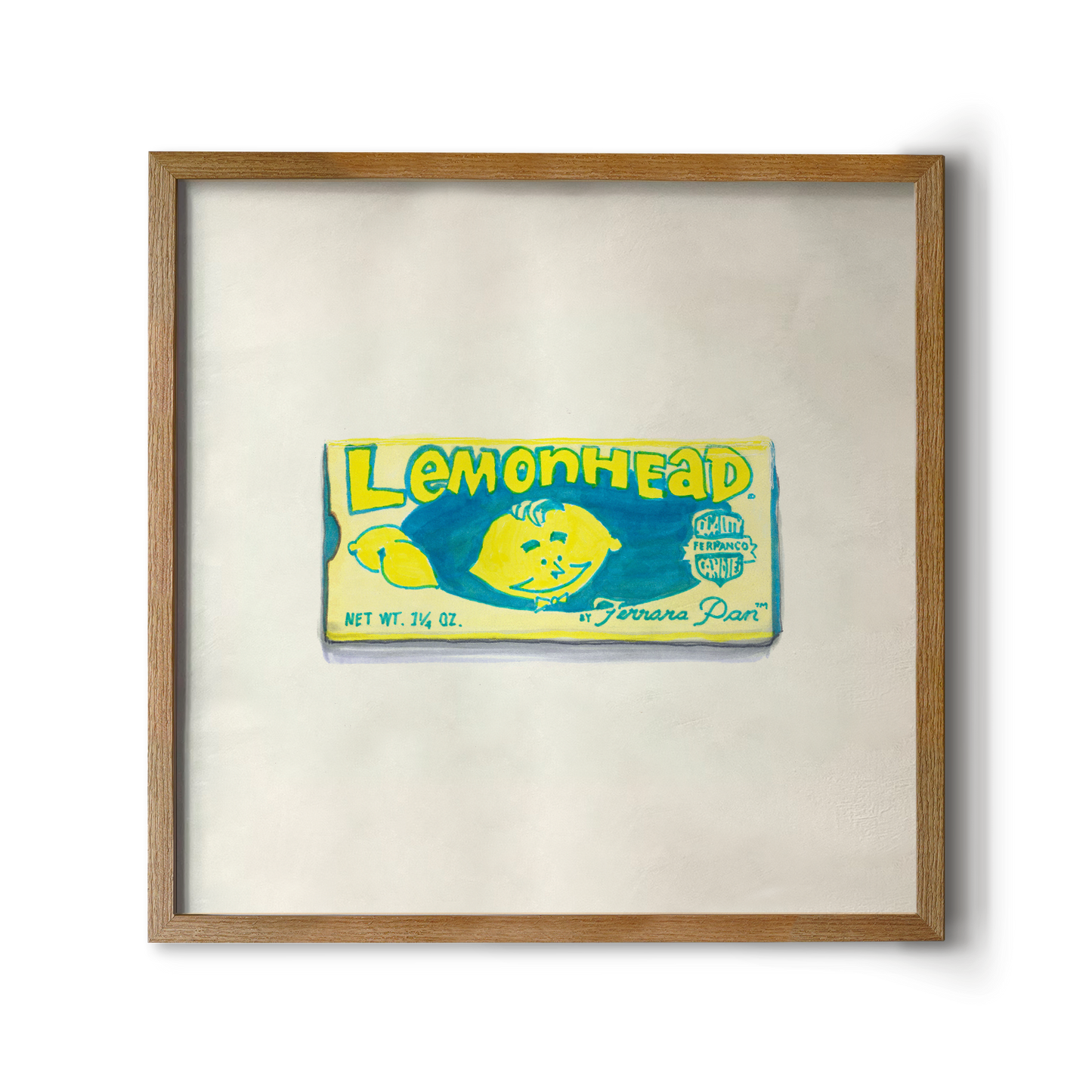 Vintage Lemon Candy Print