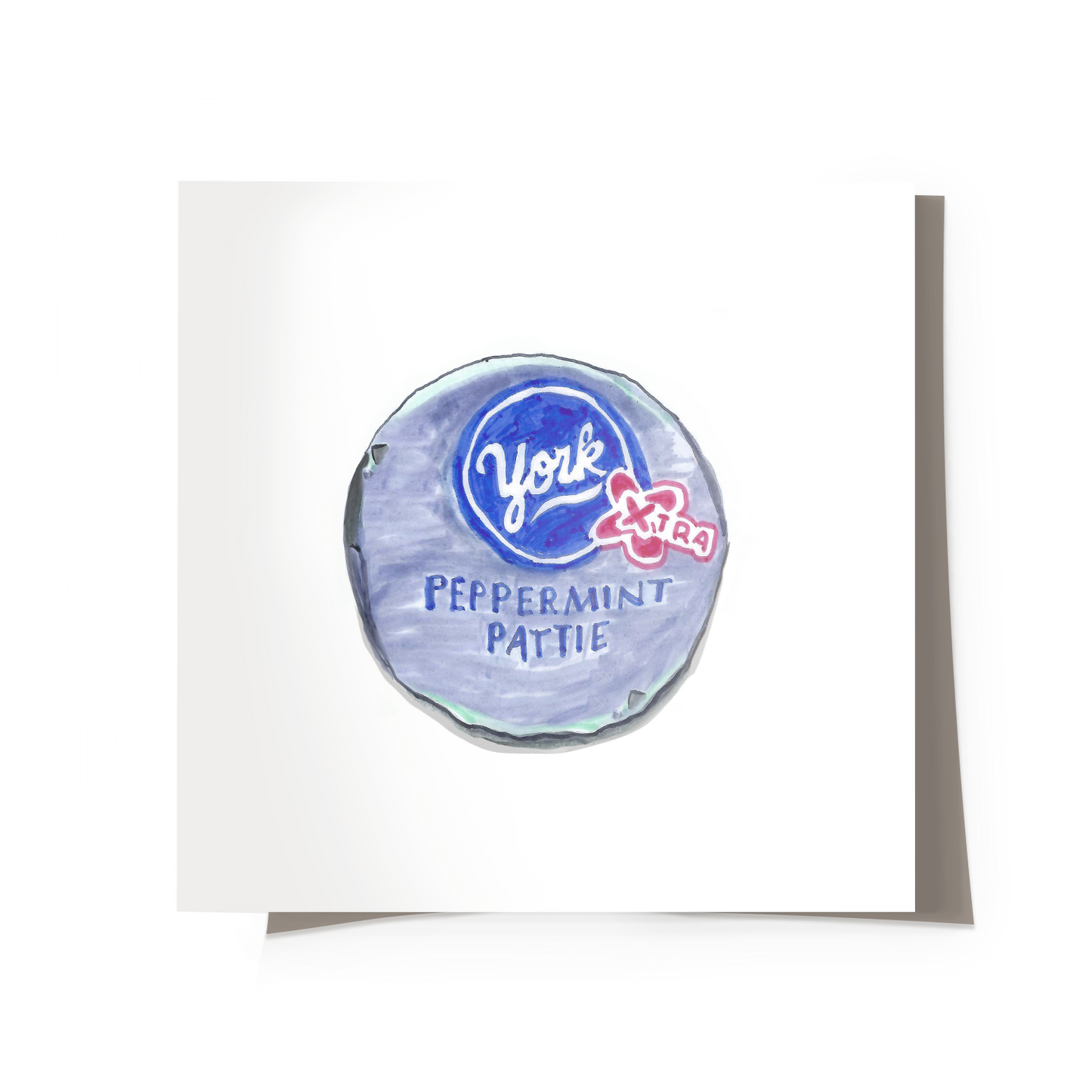 Peppermint Pattie Print