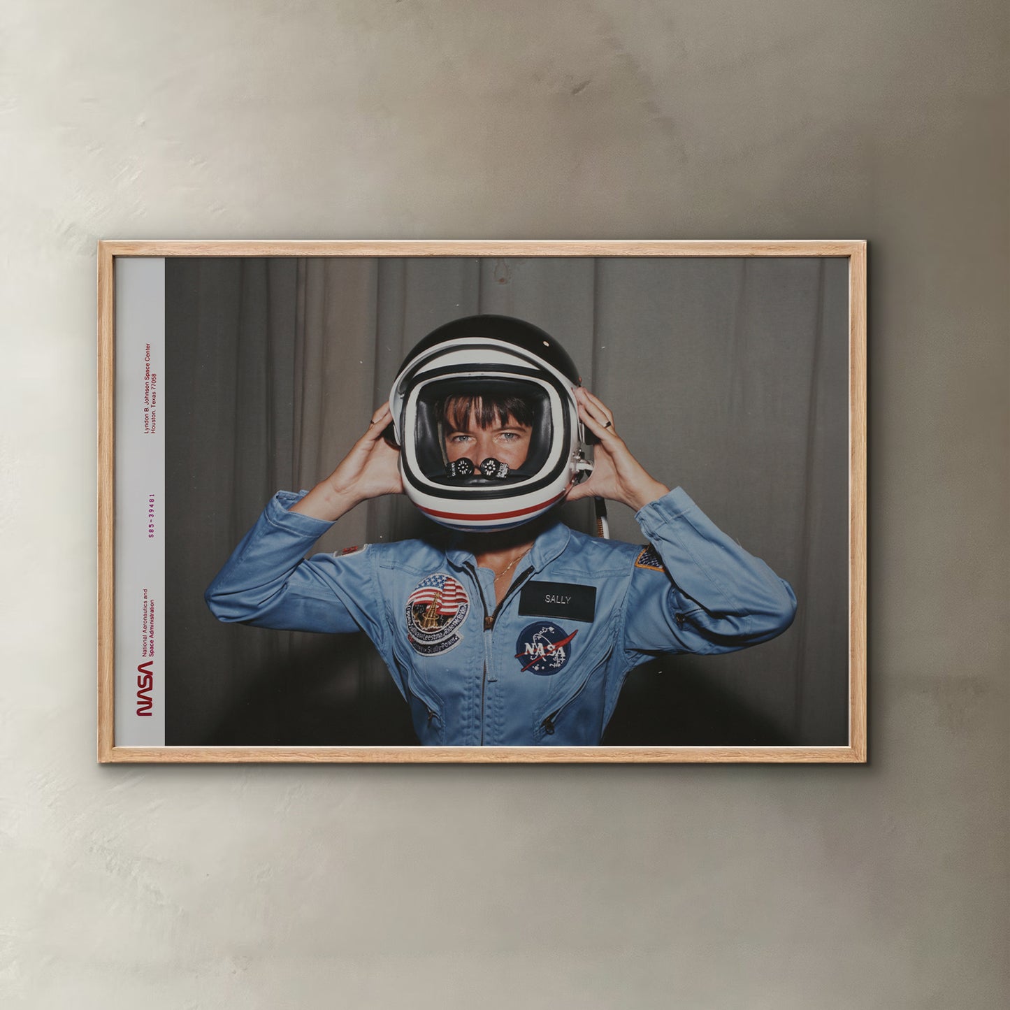 Sally Ride NASA Poster I