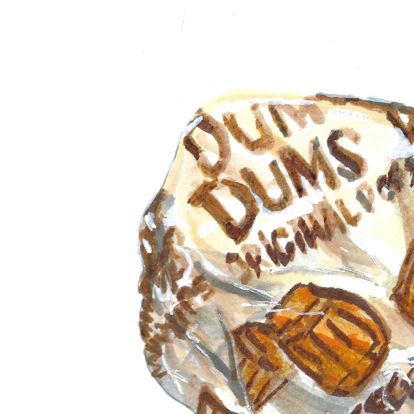 Root Beer Lollipop Print
