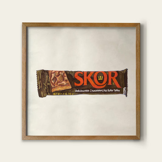 Toffee Chocolate Bar Print