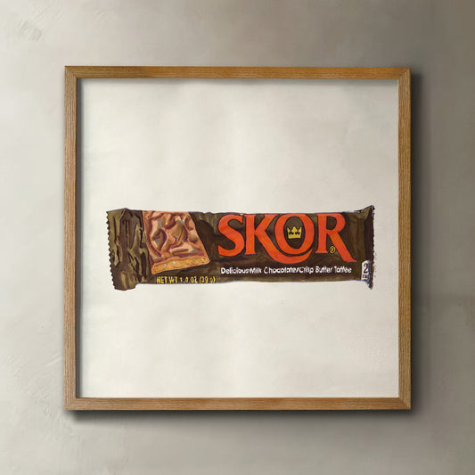 Toffee Chocolate Bar Print