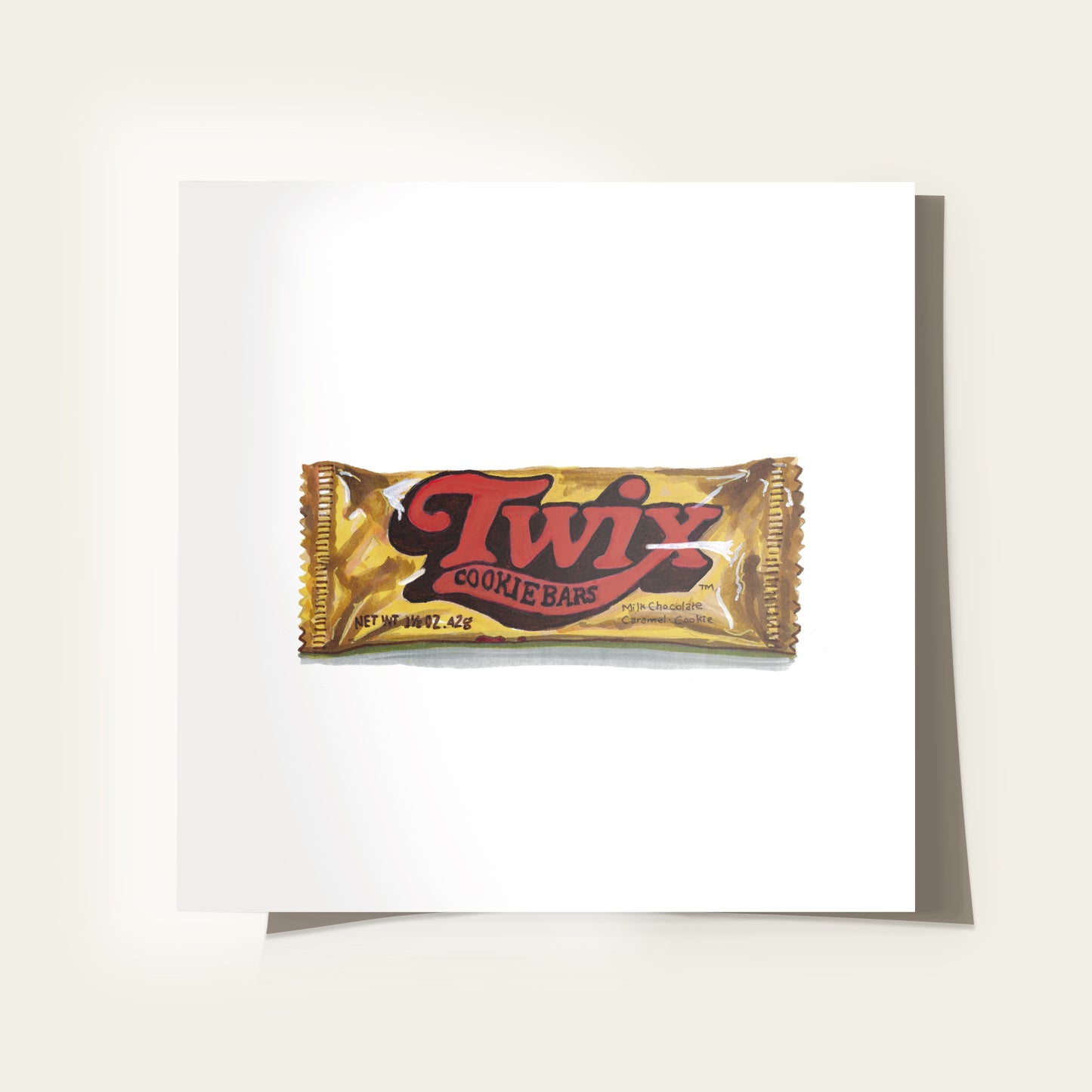 70s Chocolate Bars Print