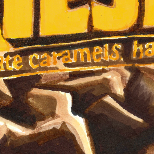 German Chocolates Postcard