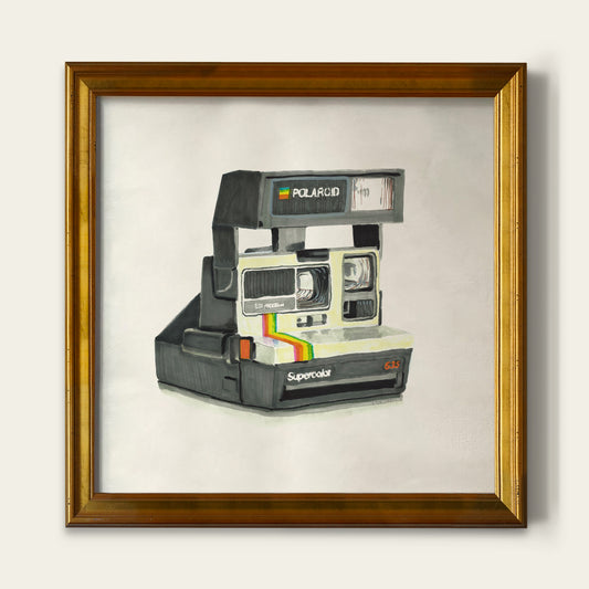 80s Instant Camera Print