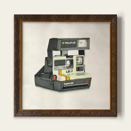 80s Instant Camera Print