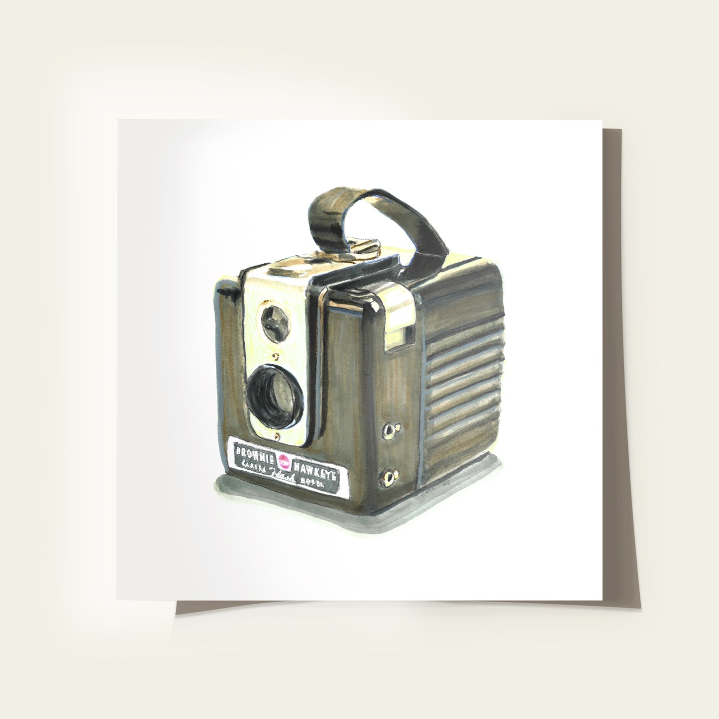 50s Brownie Camera Print