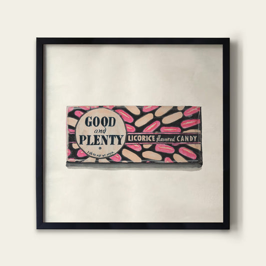60s Licorice Box Print