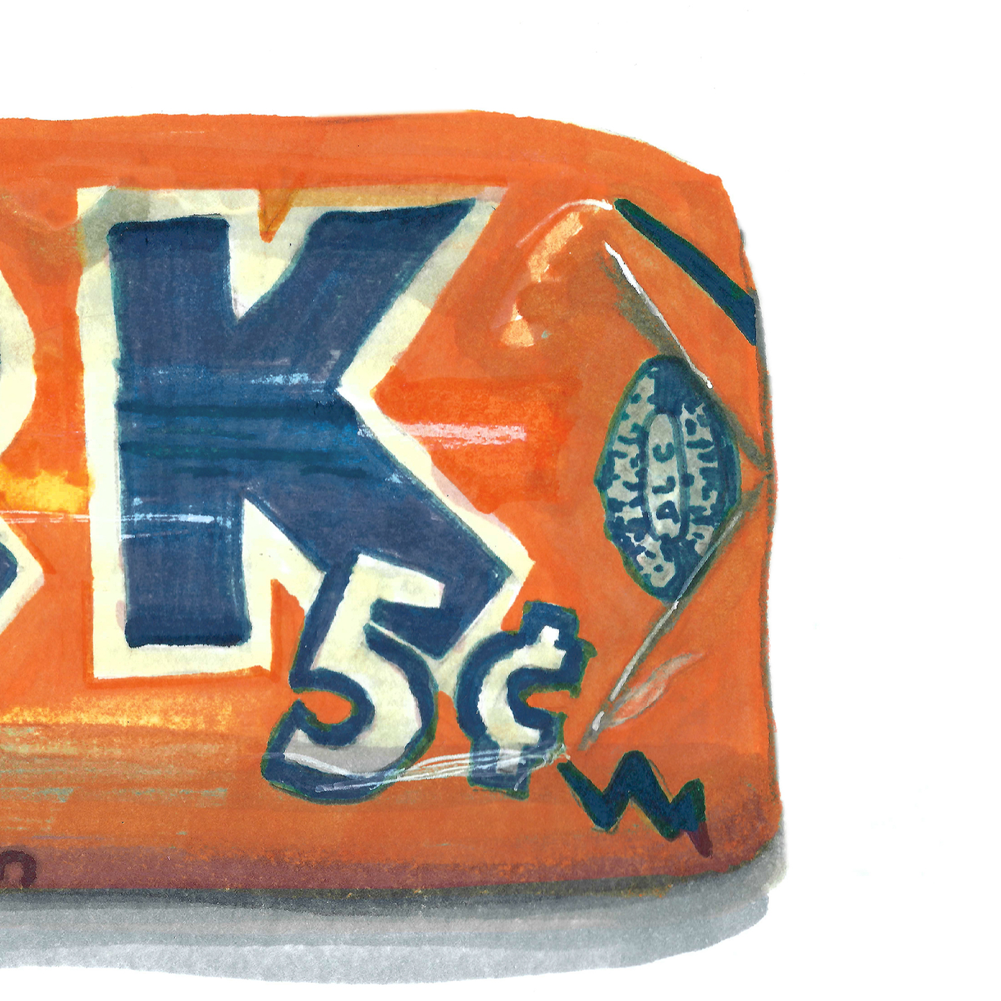 50s Candy Bar Print