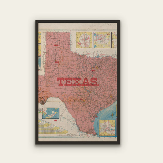 Texas State Map I