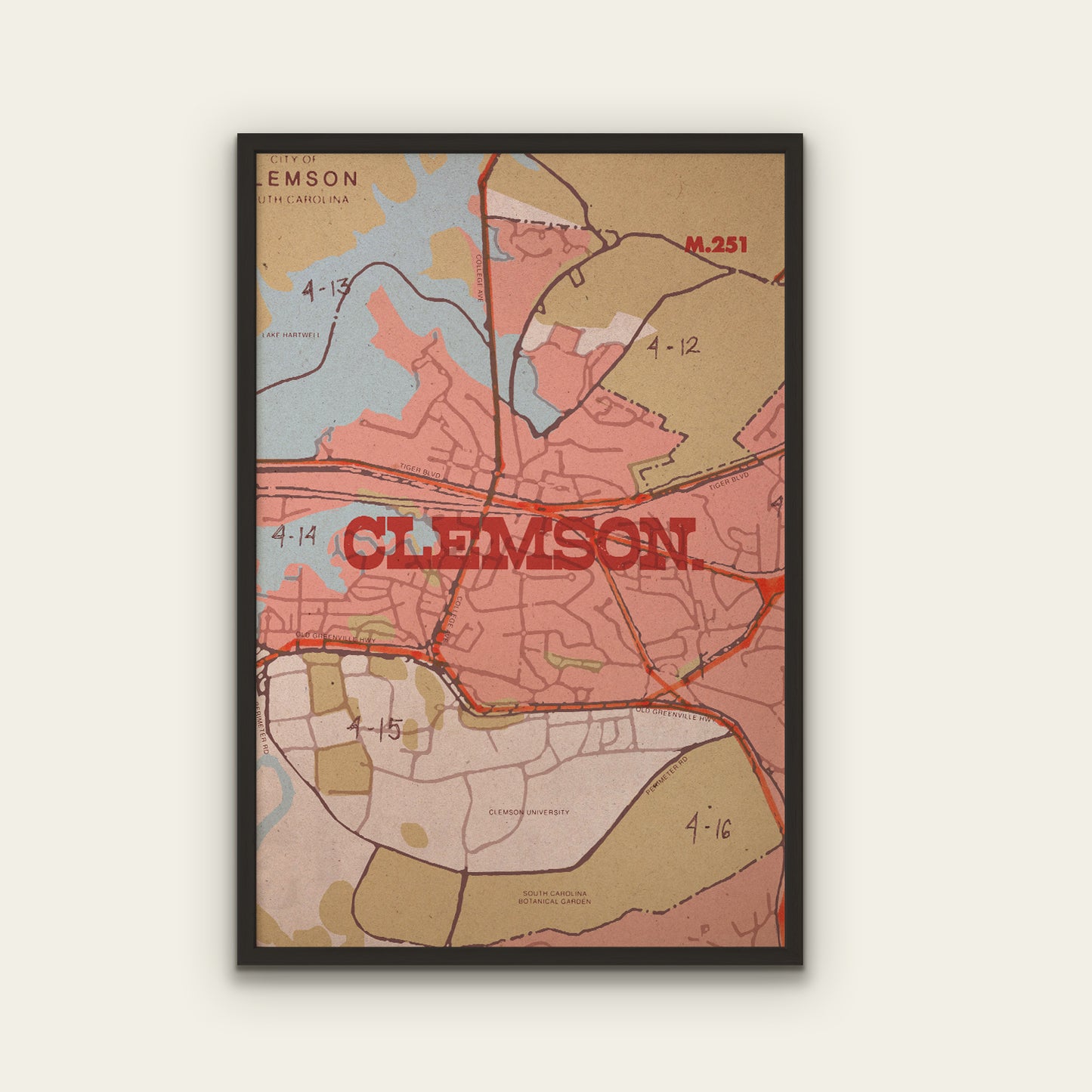 Clemson Map