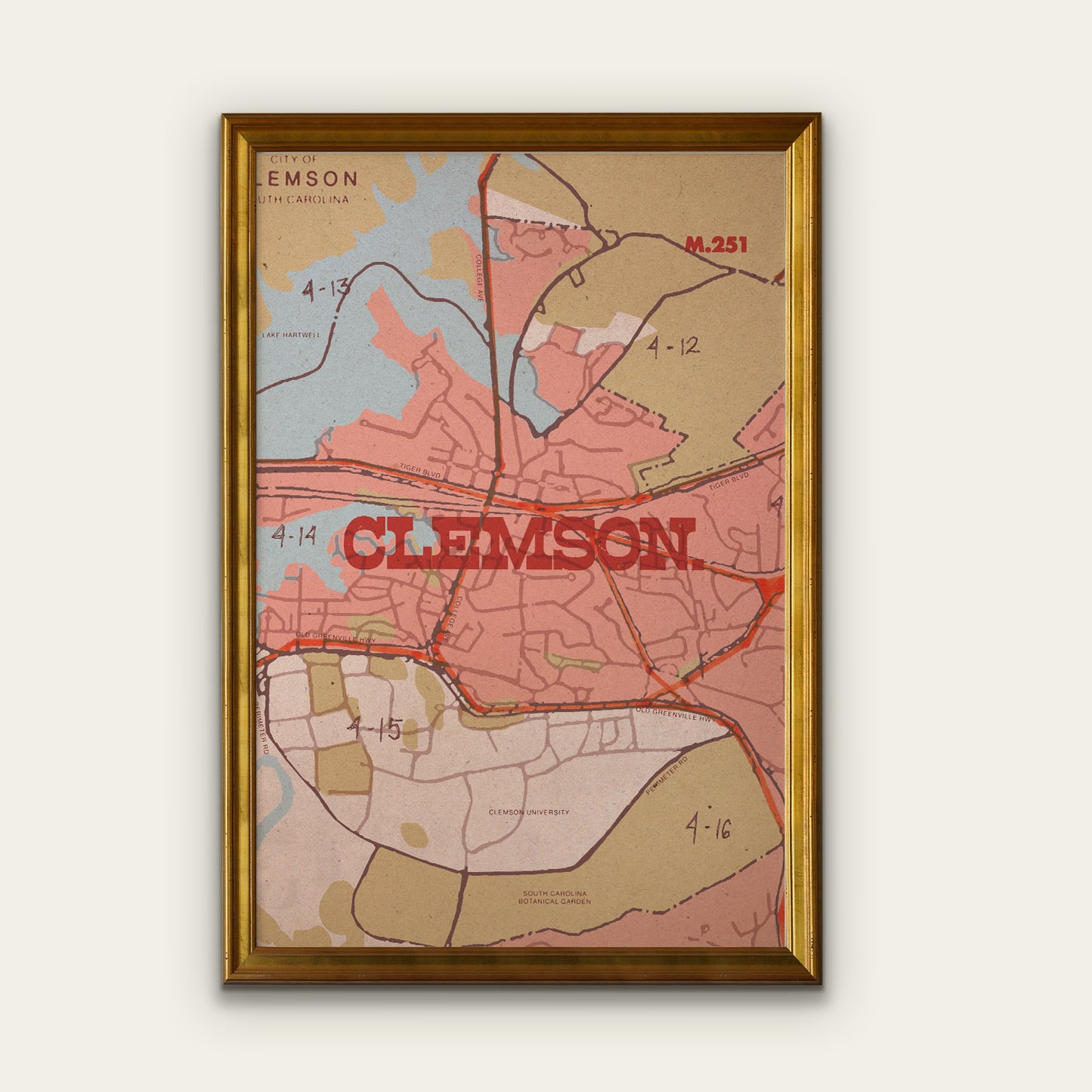 Clemson Map