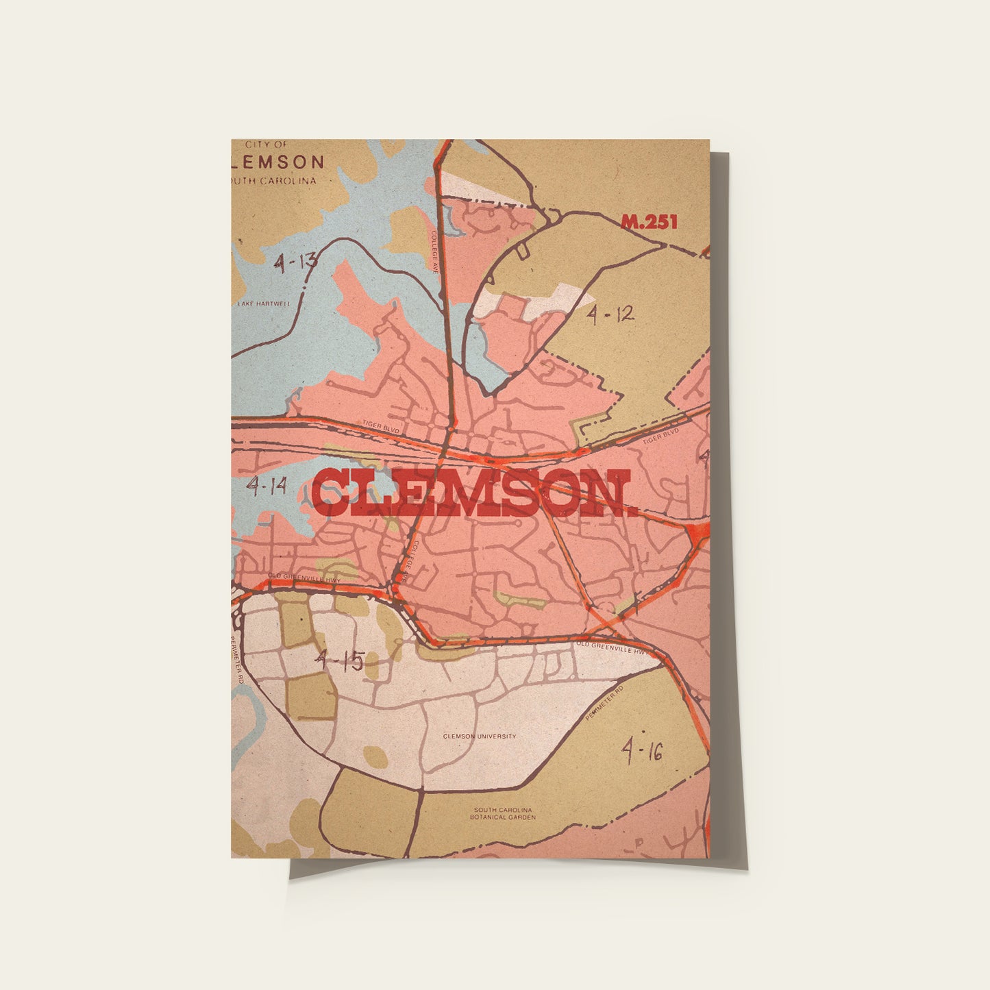 Clemson Map